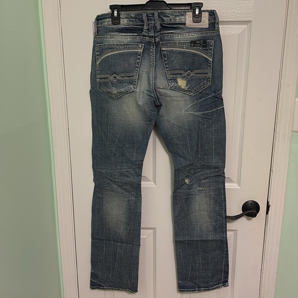 Buffalo Six-x slim straight stretch distressed jeans - Picture 5 of 8